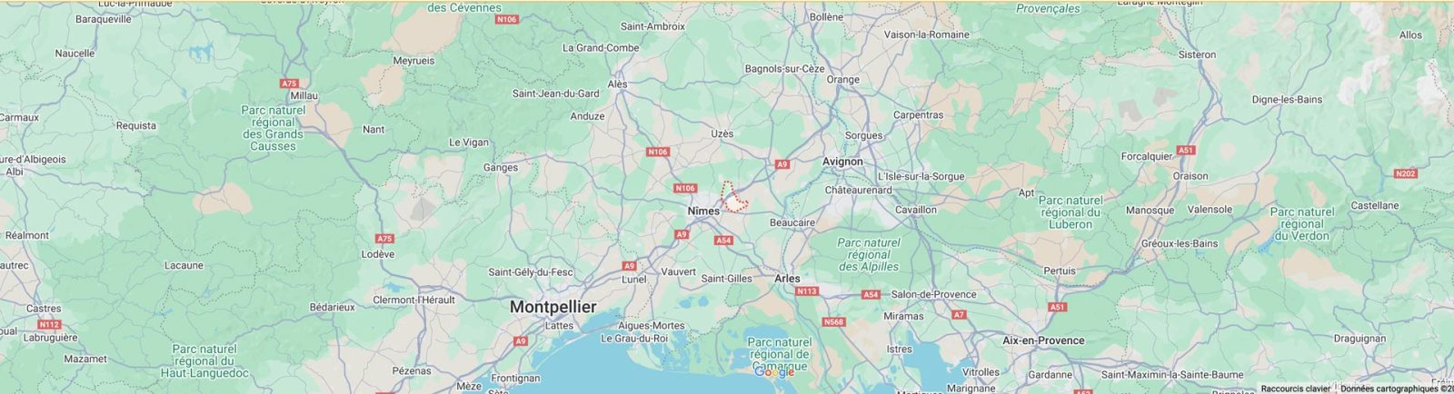 Zone d'intervention de JM couvreur : Gard, Hérault, Vaucluse, Bouches du Rhône